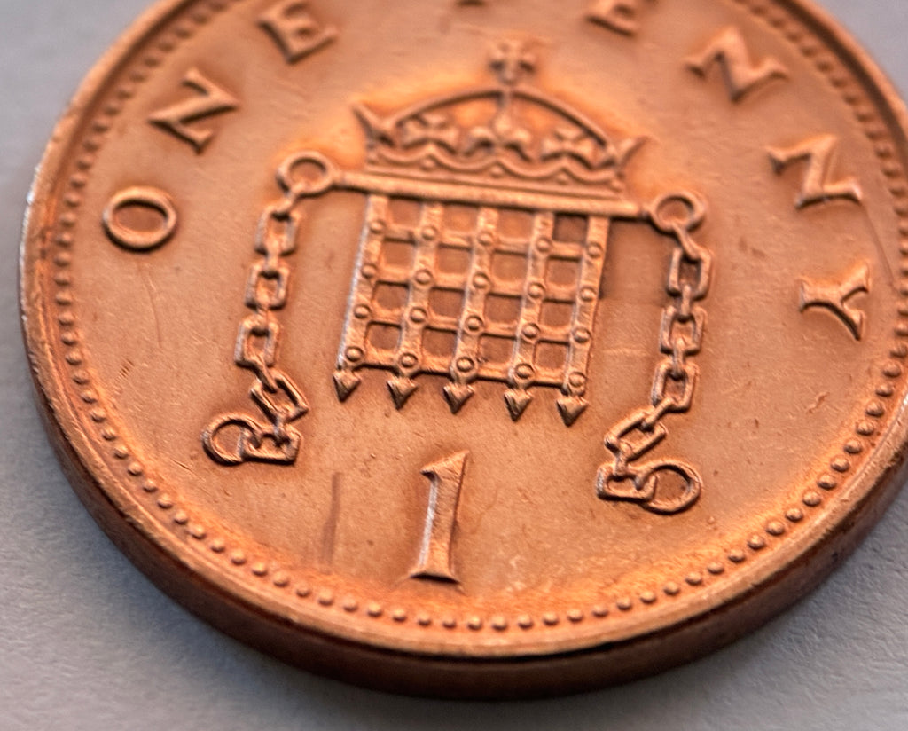 1 Penny 2001 Elisabeth II GB Großbritannien Münze Kupfer