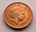 1 Penny 2001 Elisabeth II GB Großbritannien Münze Kupfer