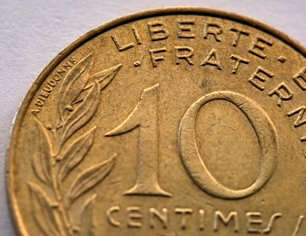 10 Centimes 1995 Frankreich Marianne Aluminiumbronze Münze