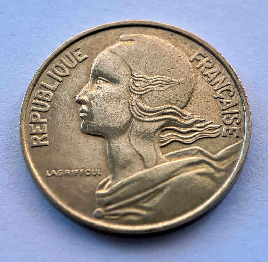 10 Centimes 1995 Frankreich Marianne Aluminiumbronze Münze