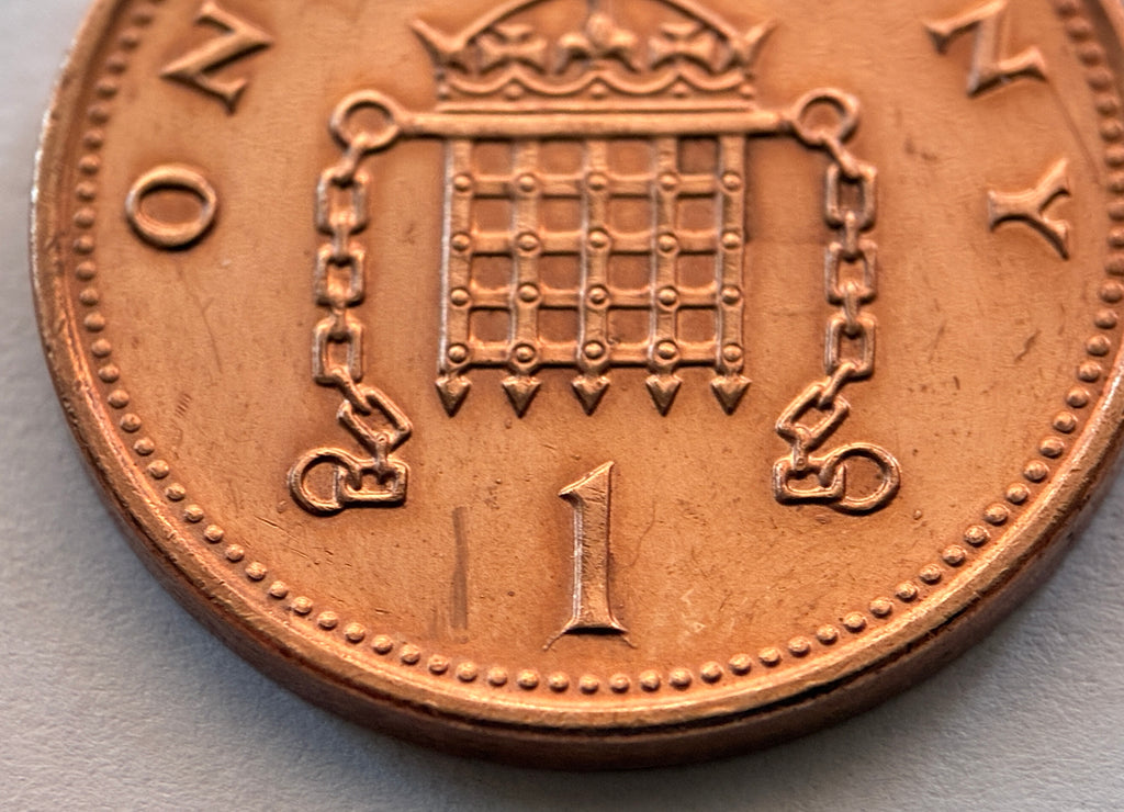 1 Penny 2001 Elisabeth II GB Großbritannien Münze Kupfer