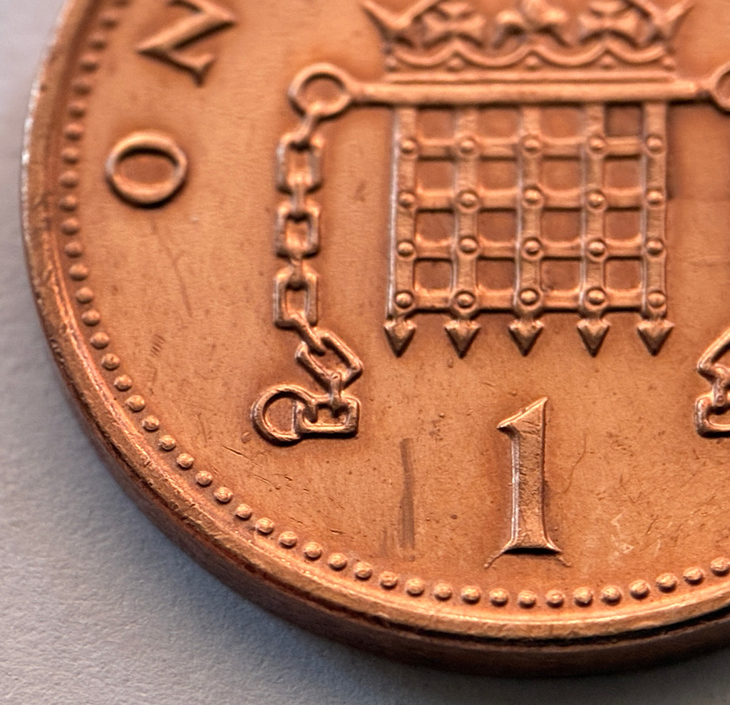 1 Penny 2001 Elisabeth II GB Großbritannien Münze Kupfer