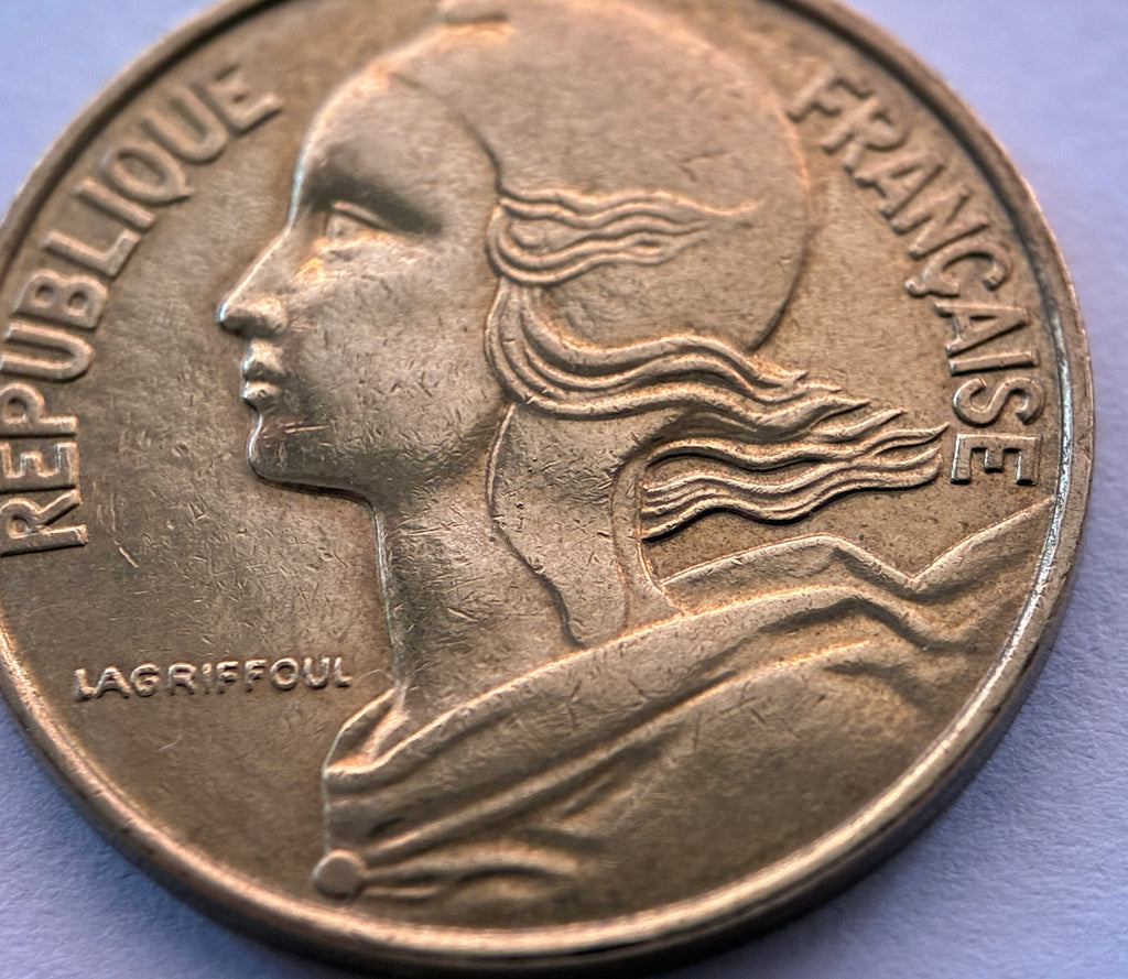 10 Centimes 1995 Frankreich Marianne Aluminiumbronze Münze
