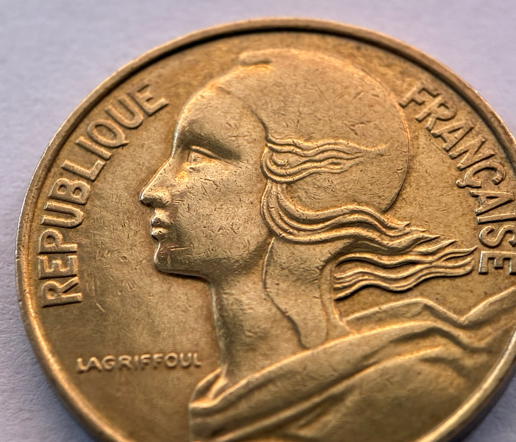 10 Centimes 1995 Frankreich Marianne Aluminiumbronze Münze