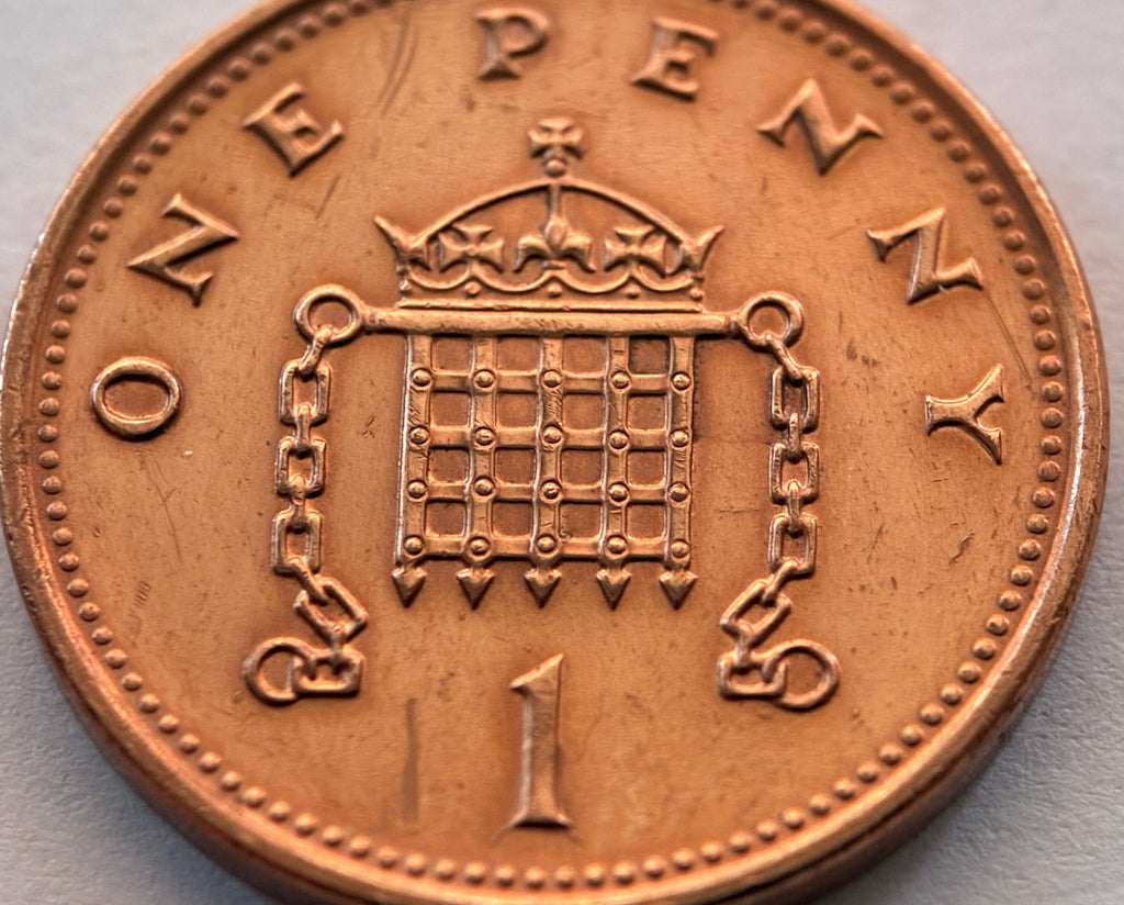 1 Penny 2001 Elisabeth II GB Großbritannien Münze Kupfer