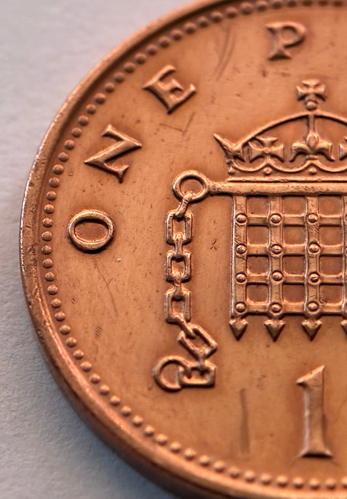 1 Penny 2001 Elisabeth II GB Großbritannien Münze Kupfer
