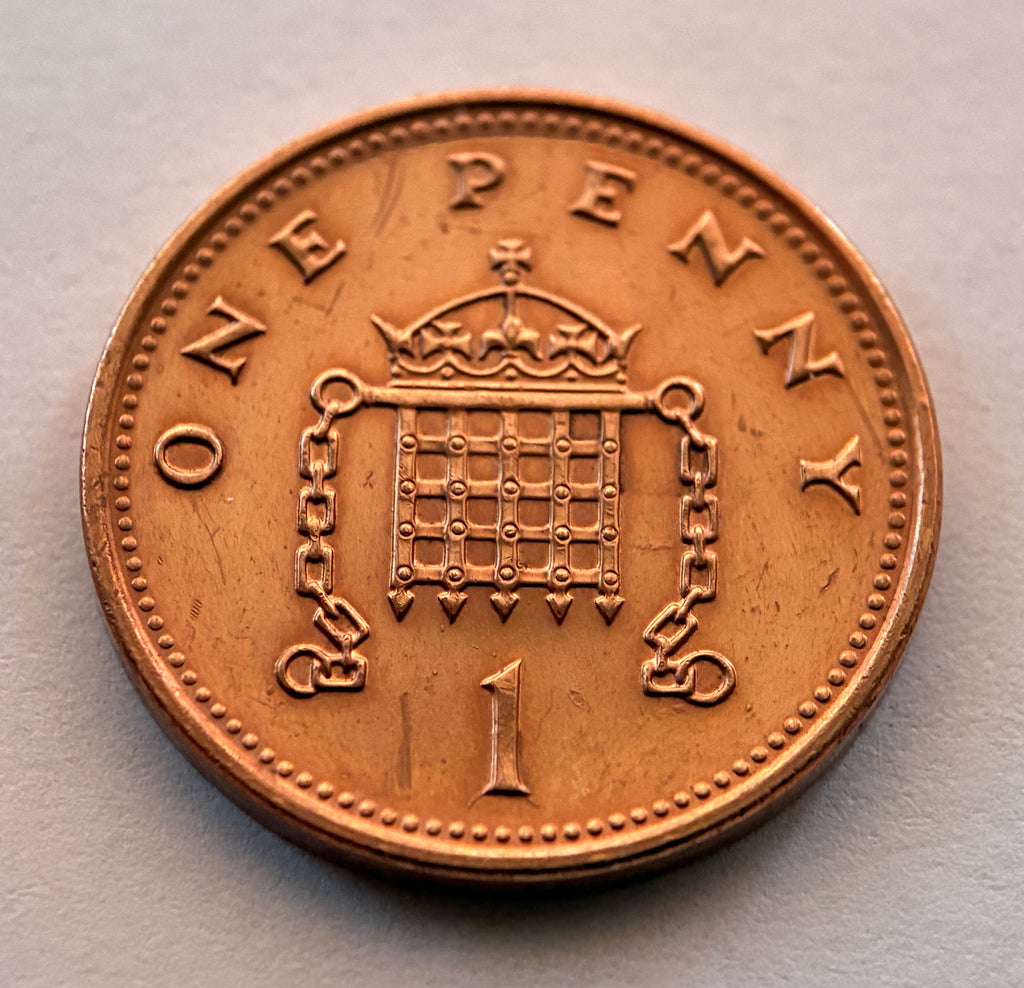 1 Penny 2001 Elisabeth II GB Großbritannien Münze Kupfer