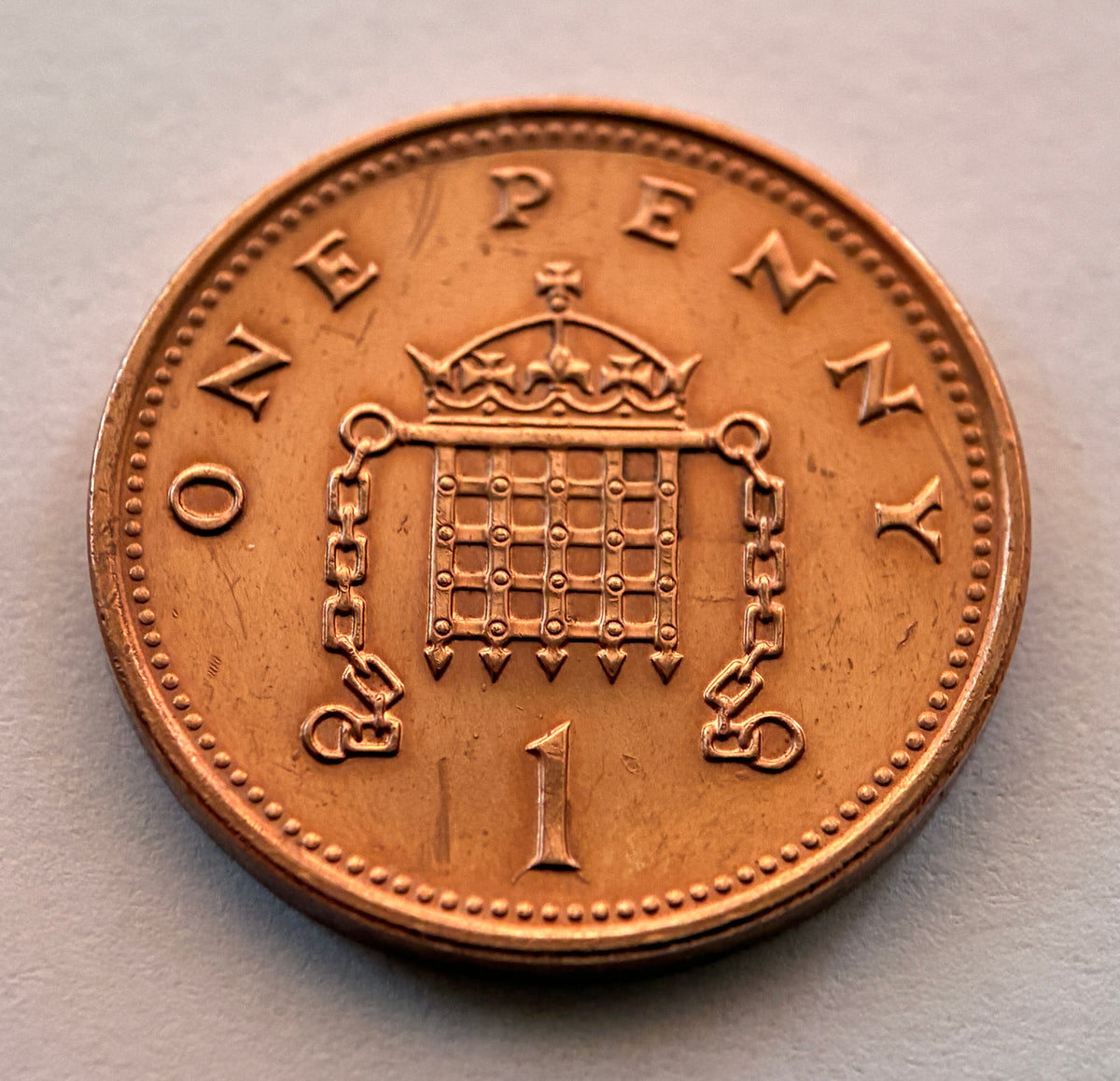 1 Penny 2001 Elisabeth II GB Großbritannien Münze Kupfer