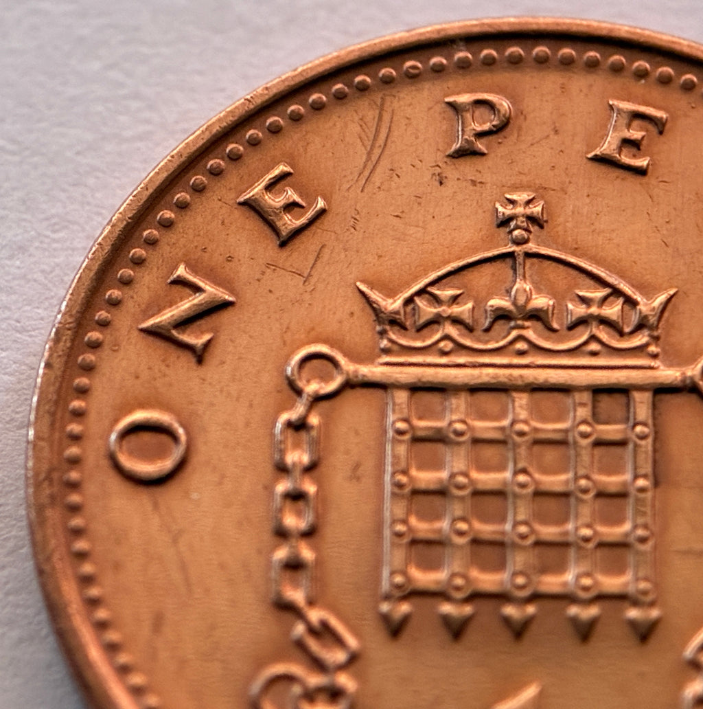 1 Penny 2001 Elisabeth II GB Großbritannien Münze Kupfer