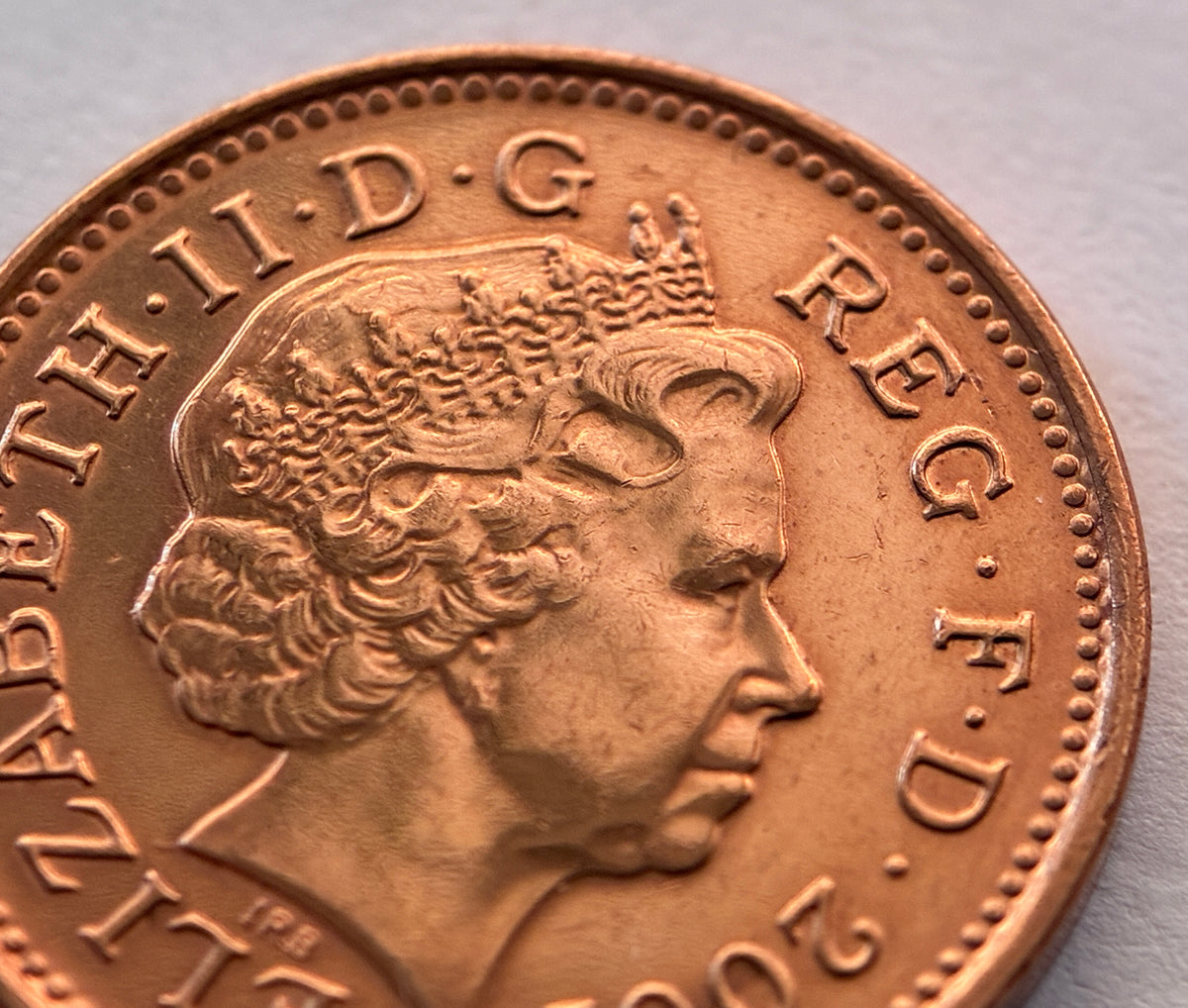 1 Penny 2001 Elisabeth II GB Großbritannien Münze Kupfer