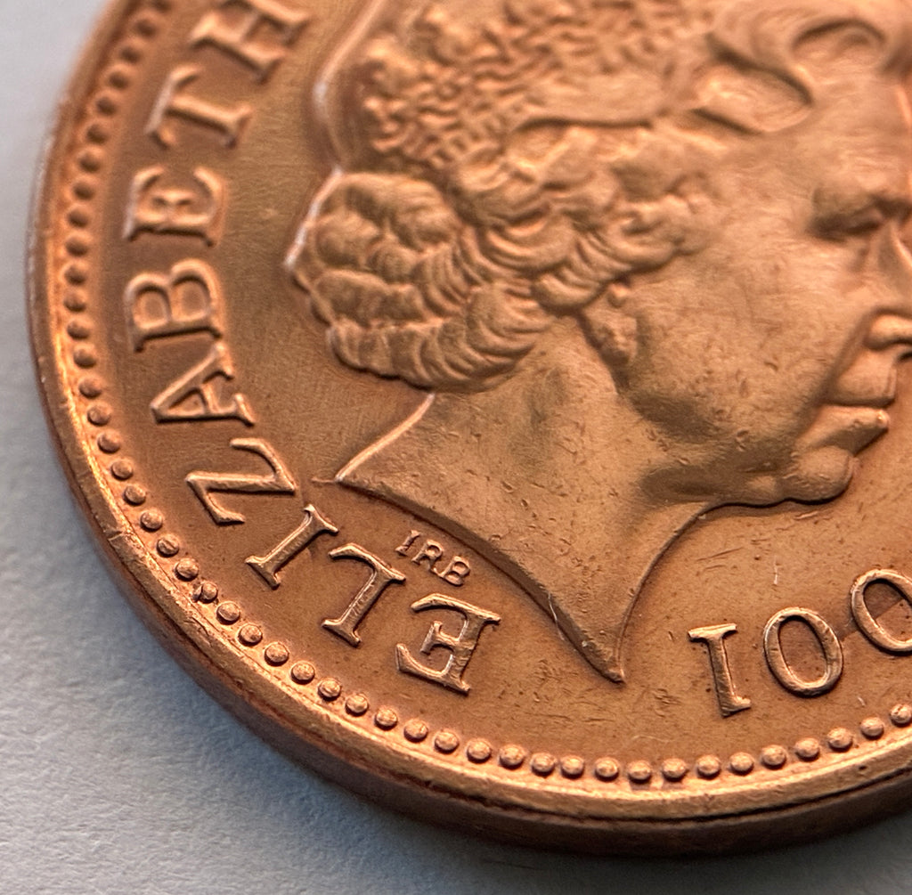 1 Penny 2001 Elisabeth II GB Großbritannien Münze Kupfer