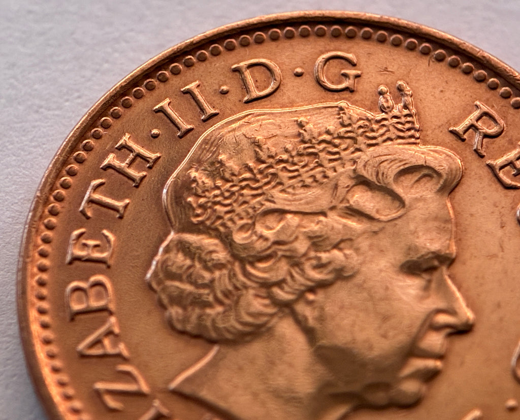 1 Penny 2001 Elisabeth II GB Großbritannien Münze Kupfer