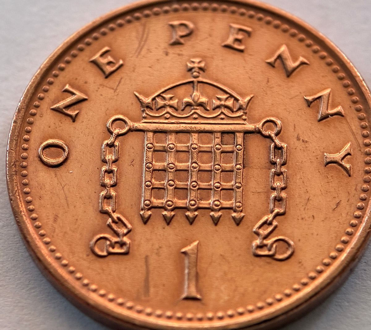 1 Penny 2001 Elisabeth II GB Großbritannien Münze Kupfer