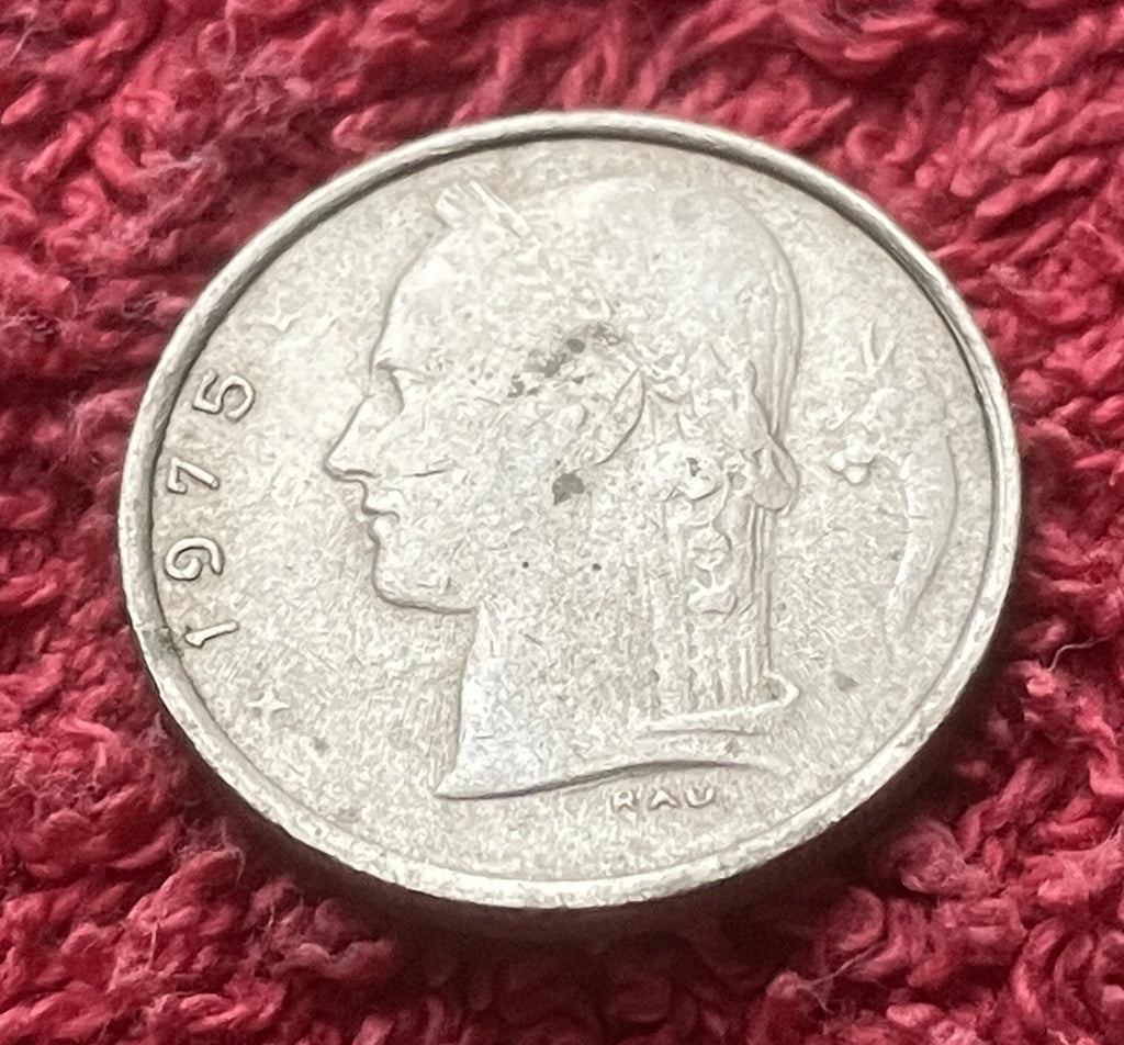 1 Franc 1975 Belgien | Baudouin I. | BELGIQUE | guter Zustand | Münze