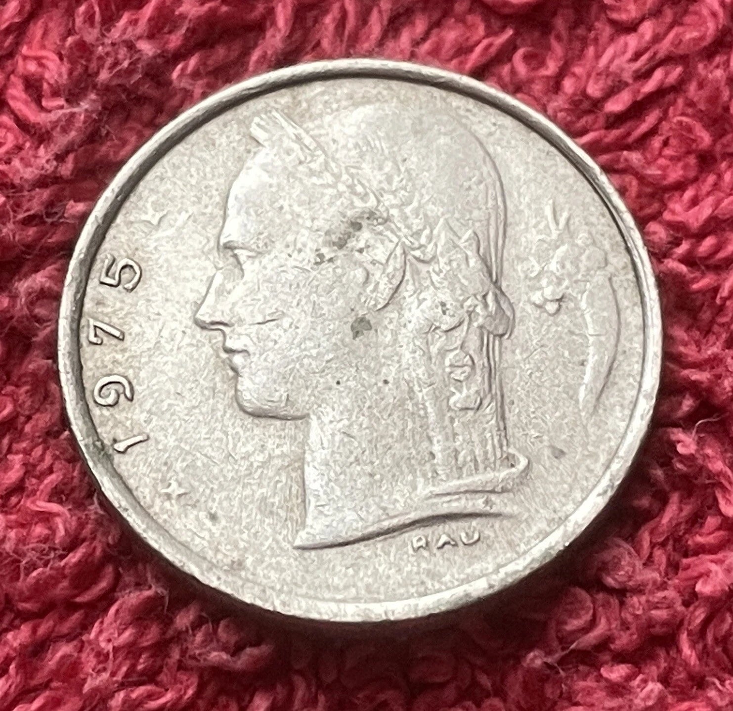 1 Franc 1975 Belgien | Baudouin I. | BELGIQUE | guter Zustand | Münze
