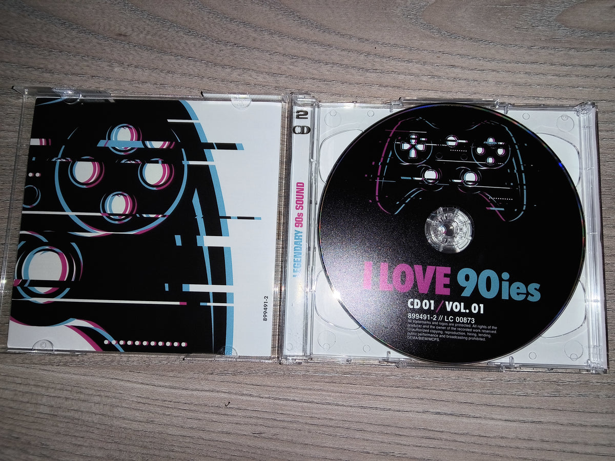 I LOVE 90ies – Vol. 01 | 2 CD Compilation | Eurodance, Dance & Pop Klassiker