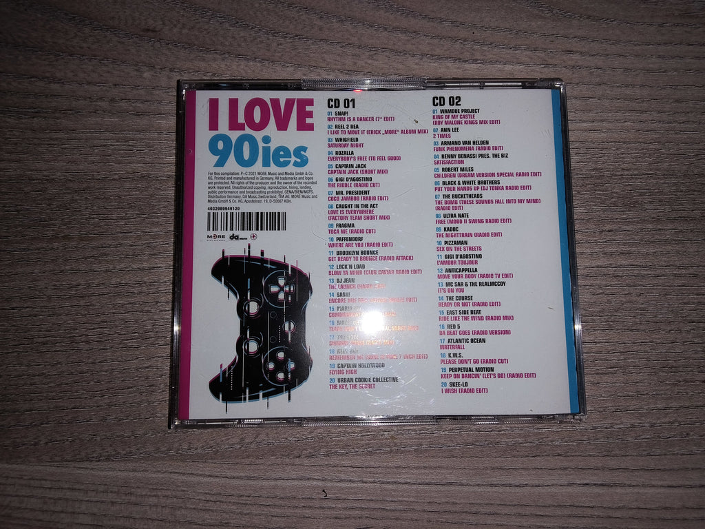 I LOVE 90ies – Vol. 01 | 2 CD Compilation | Eurodance, Dance & Pop Klassiker