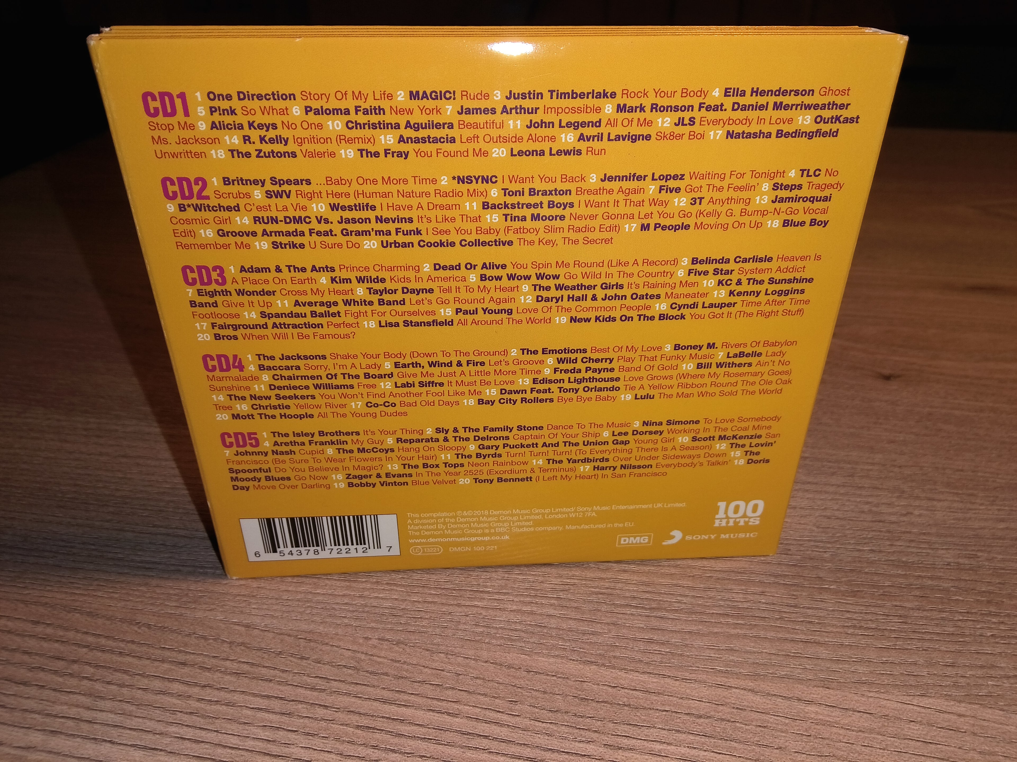 100 Hits Pop! | 5 CDs | Boxset | Pop-Klassiker | Sampler | Musik CD | Zustand sehr gut