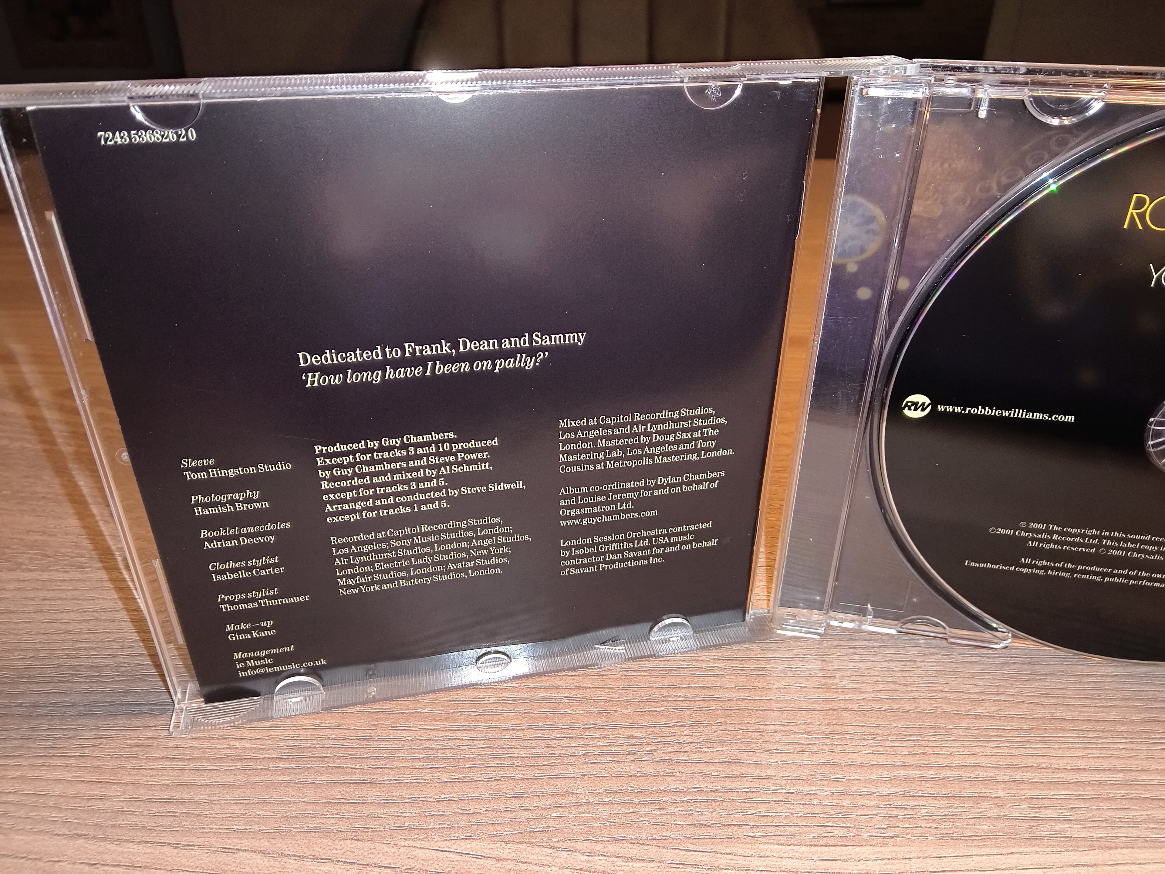 Musik CD - Robbie Williams - Swing When You' re Winning - gebraucht - sehr guter Zustand