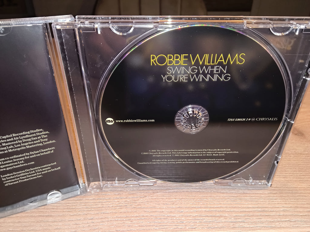 Musik CD - Robbie Williams - Swing When You' re Winning - gebraucht - sehr guter Zustand