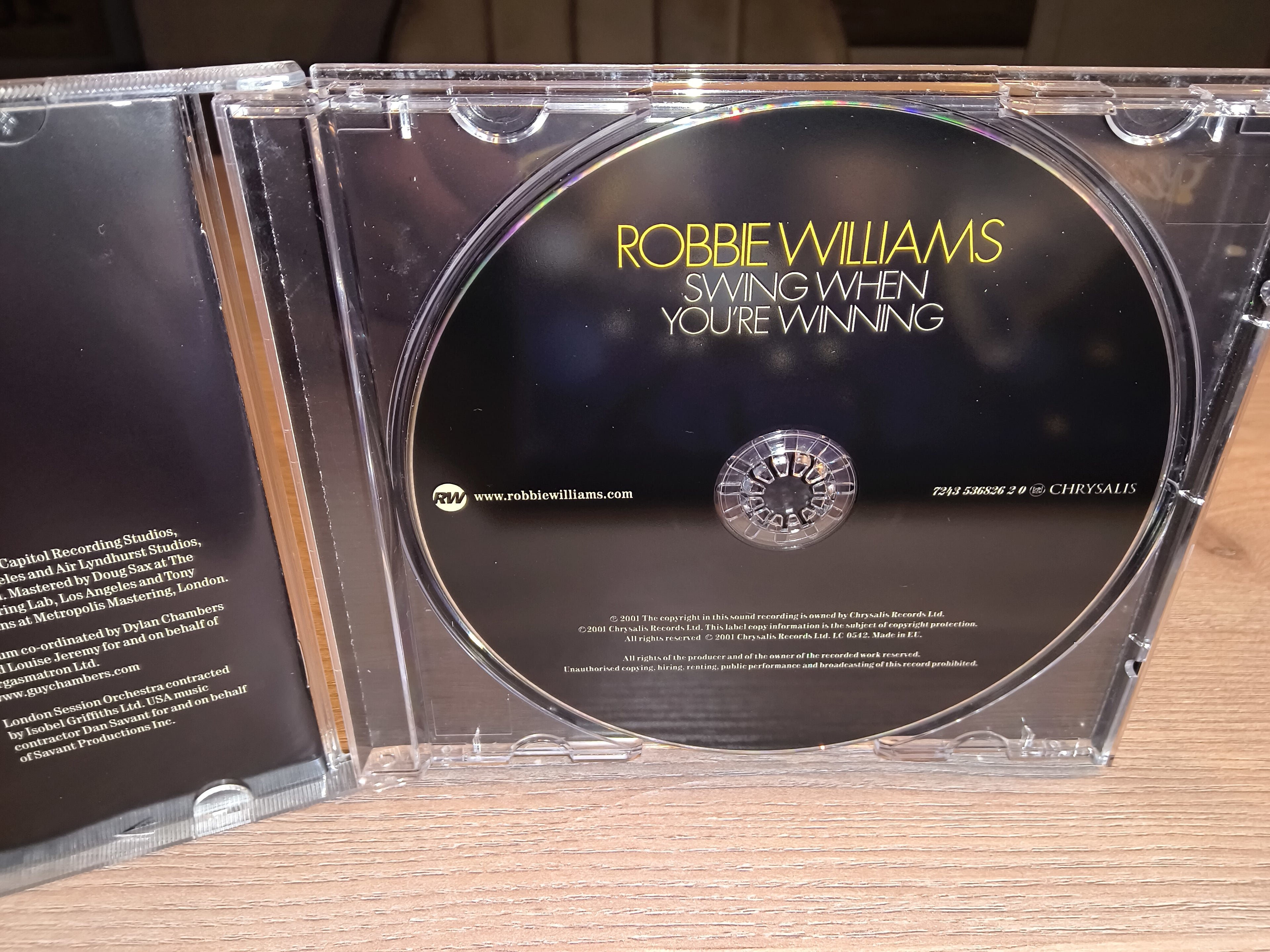 Musik CD - Robbie Williams - Swing When You' re Winning - gebraucht - sehr guter Zustand