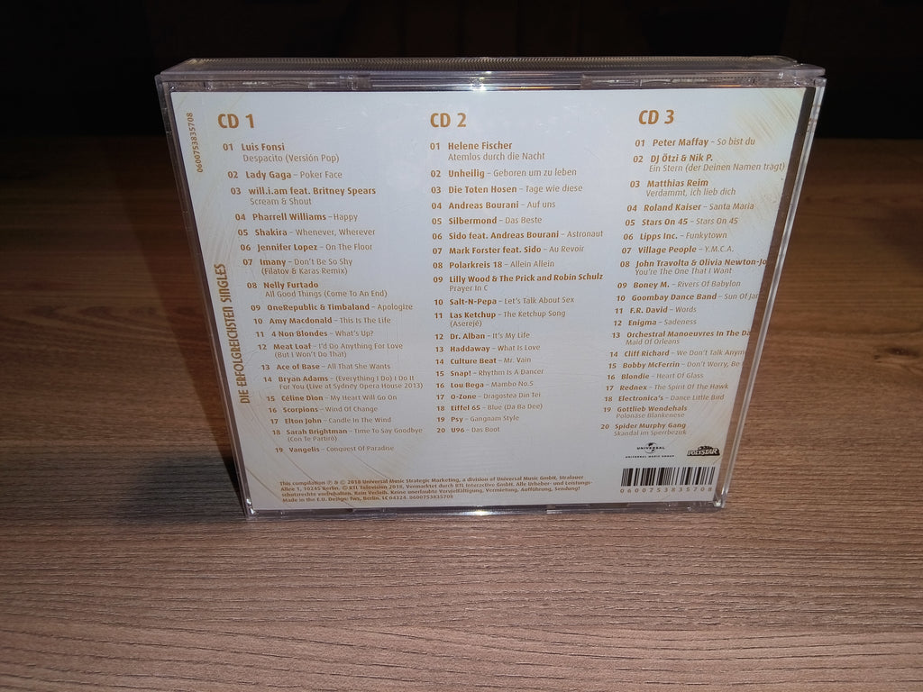Die Erfolgreichsten Singles | 15 Jahre Die Ultimative Chart Show | 3 CDs | Musik CD | Zustand sehr gut
