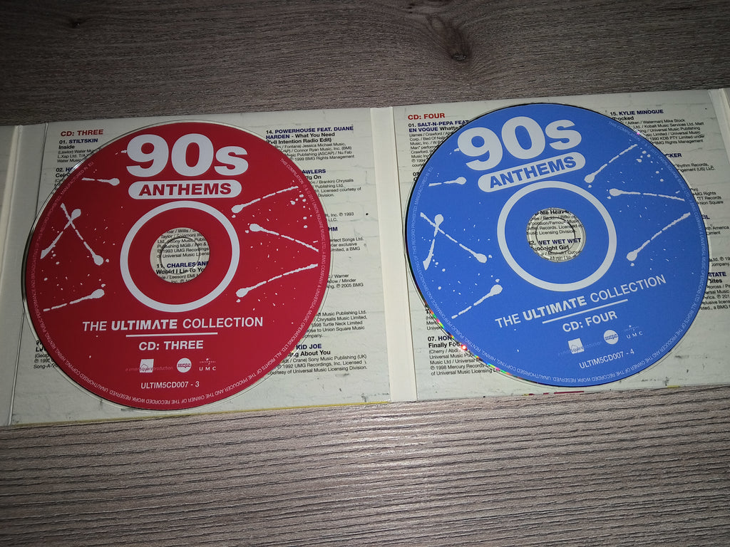 90s Anthems | The Ultimate Collection | 100 Hit Tracks | Sampler | Musik CD | Zustand sehr gut