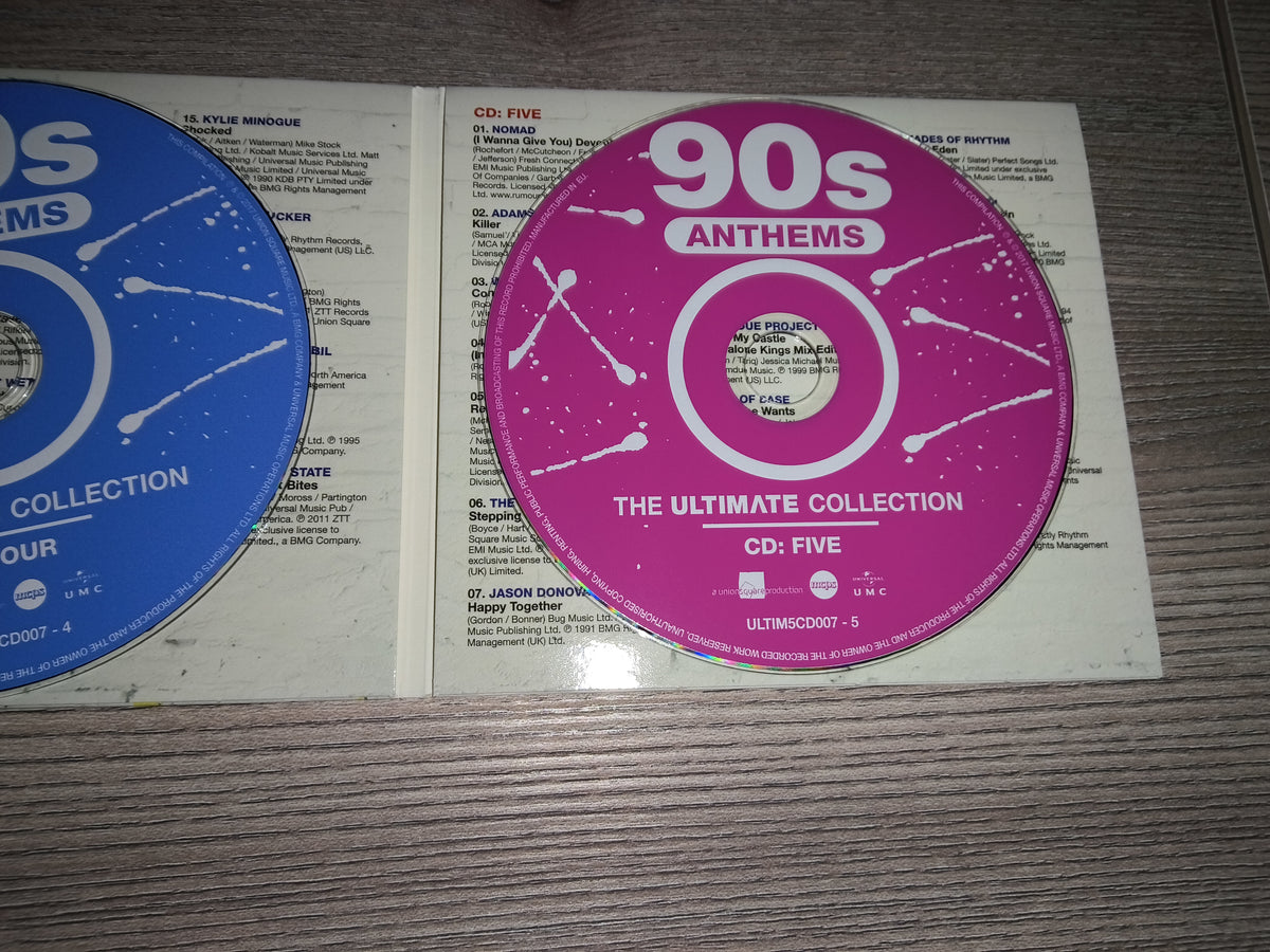 90s Anthems | The Ultimate Collection | 100 Hit Tracks | Sampler | Musik CD | Zustand sehr gut