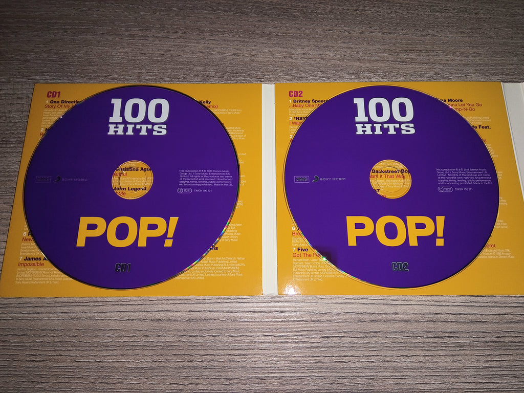 100 Hits Pop! | 5 CDs | Boxset | Pop-Klassiker | Sampler | Musik CD | Zustand sehr gut