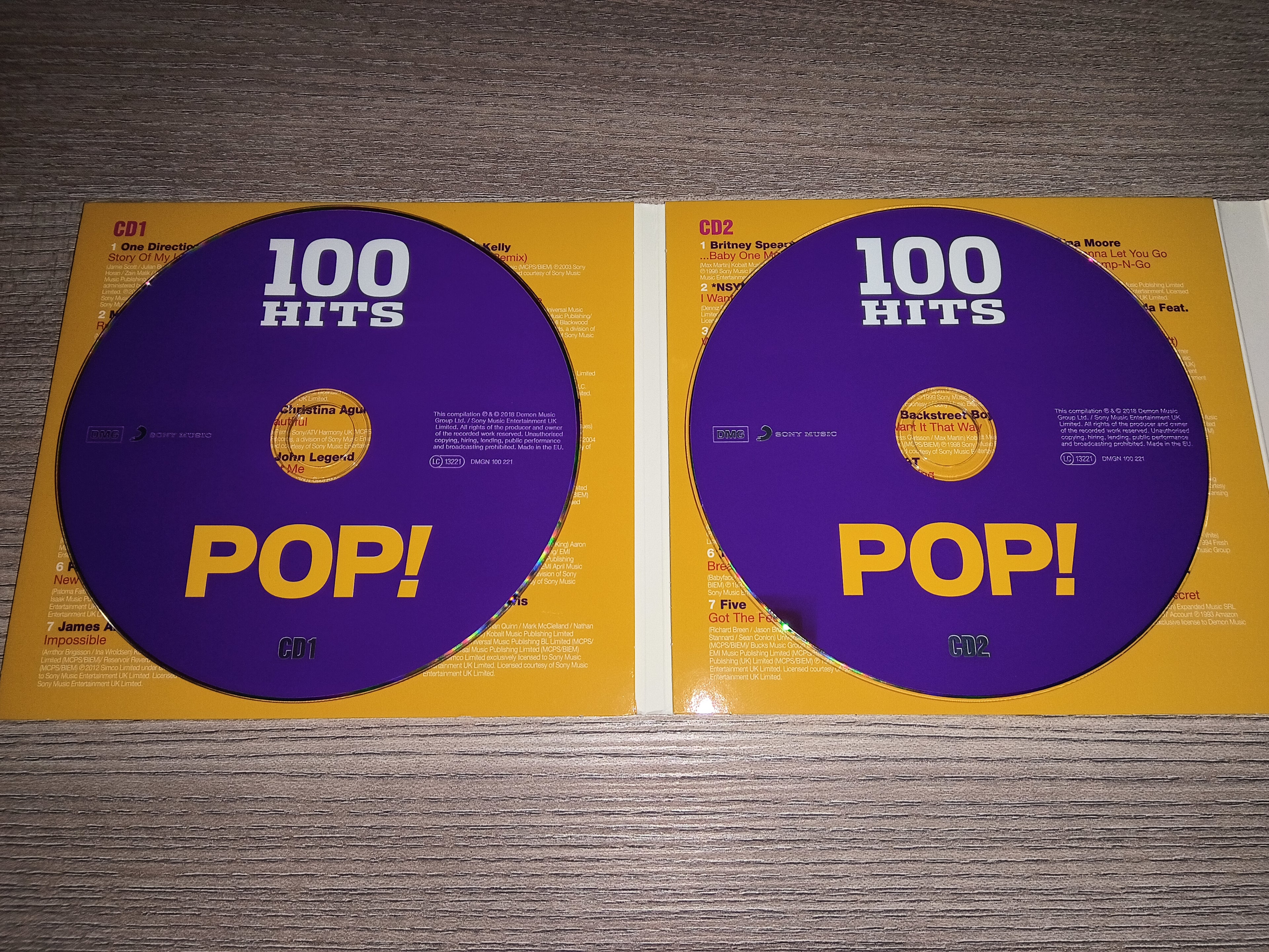 100 Hits Pop! | 5 CDs | Boxset | Pop-Klassiker | Sampler | Musik CD | Zustand sehr gut