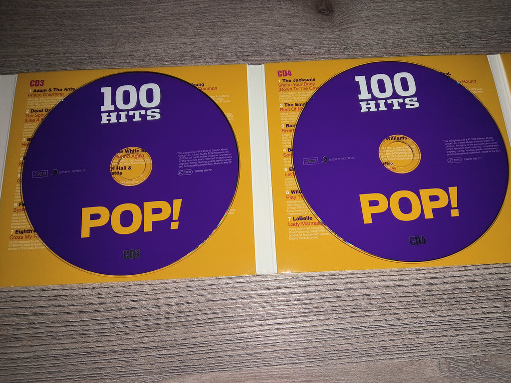 100 Hits Pop! | 5 CDs | Boxset | Pop-Klassiker | Sampler | Musik CD | Zustand sehr gut