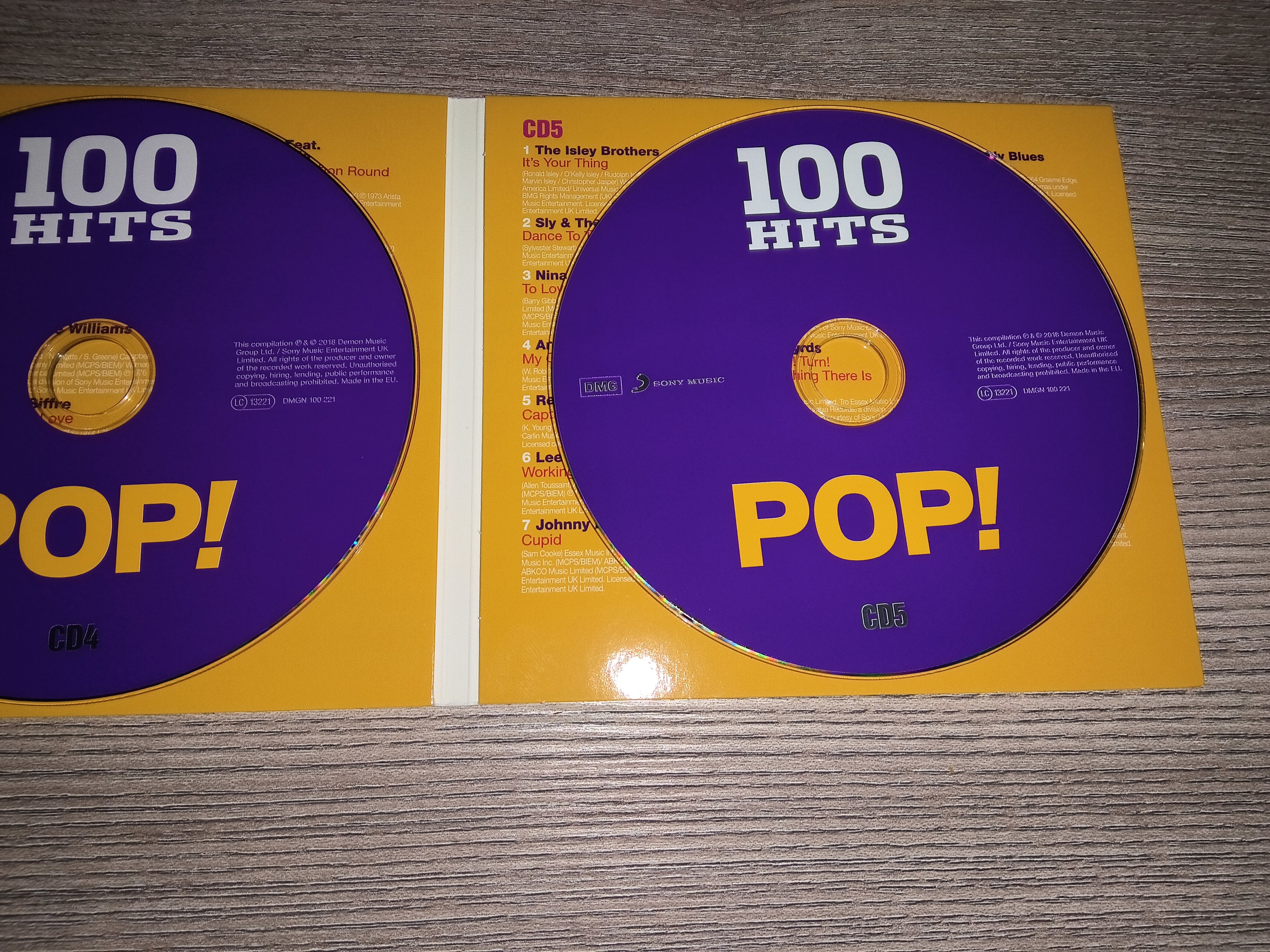 100 Hits Pop! | 5 CDs | Boxset | Pop-Klassiker | Sampler | Musik CD | Zustand sehr gut