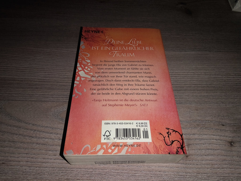 Rückseite des Buches Traumsplitter mit Inhaltsangabe, Barcode und ISBN 978-3-453-53416-2