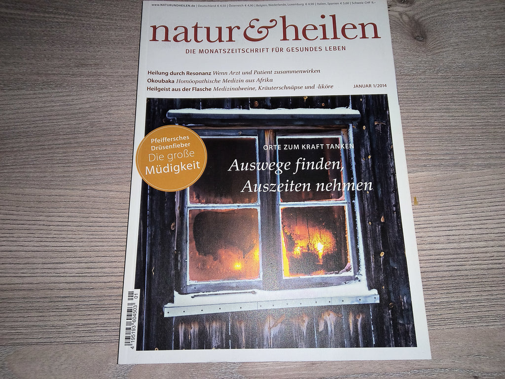 natur & heilen | Die Monatszeitschrift für gesundes Leben | Ausgabe Januar 1/2014 | Zeitschrift | Zustand sehr gut