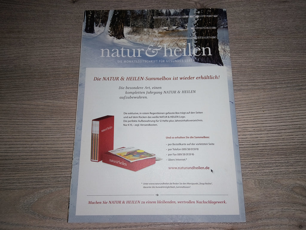 natur & heilen | Die Monatszeitschrift für gesundes Leben | Ausgabe Januar 1/2014 | Zeitschrift | Zustand sehr gut