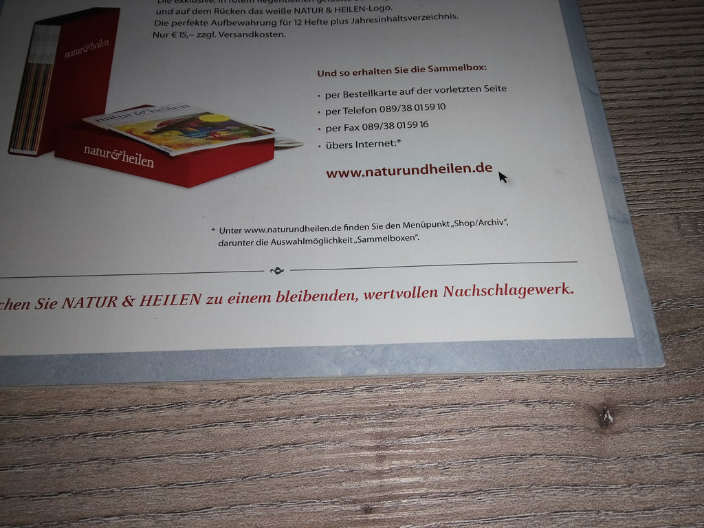 natur & heilen | Die Monatszeitschrift für gesundes Leben | Ausgabe Januar 1/2014 | Zeitschrift | Zustand sehr gut