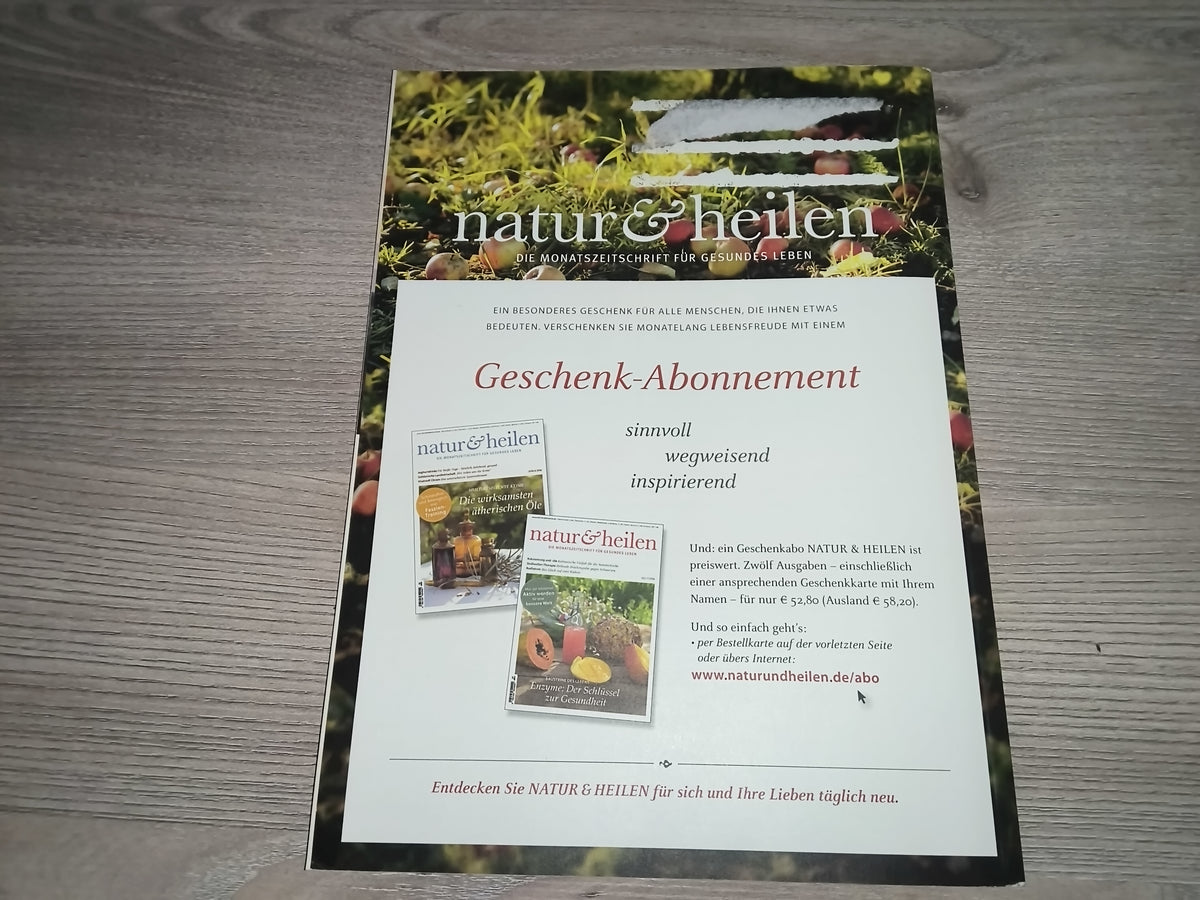 natur & heilen | Die Monatszeitschrift für gesundes Leben | Ausgabe September 2016 | Zeitschrift | Zustand sehr gut