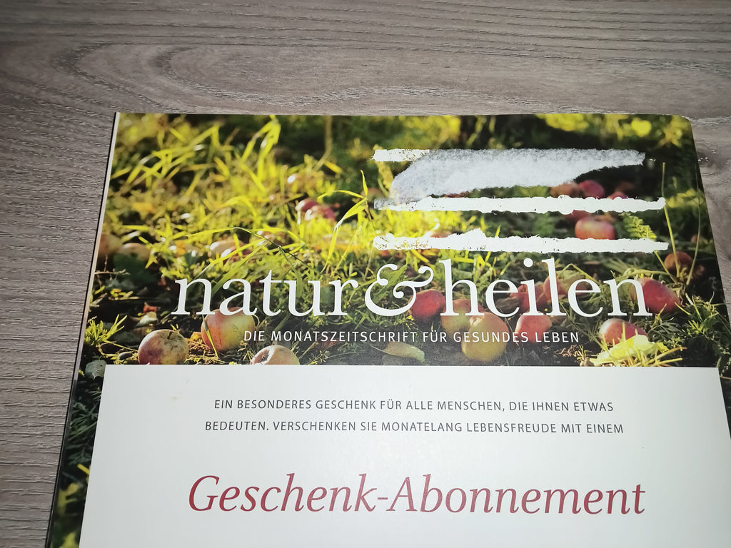 natur & heilen | Die Monatszeitschrift für gesundes Leben | Ausgabe September 2016 | Zeitschrift | Zustand sehr gut