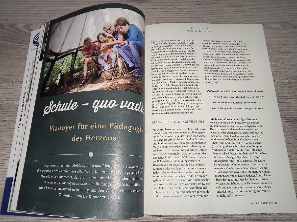 natur & heilen | Die Monatszeitschrift für gesundes Leben | Ausgabe September 2016 | Zeitschrift | Zustand sehr gut
