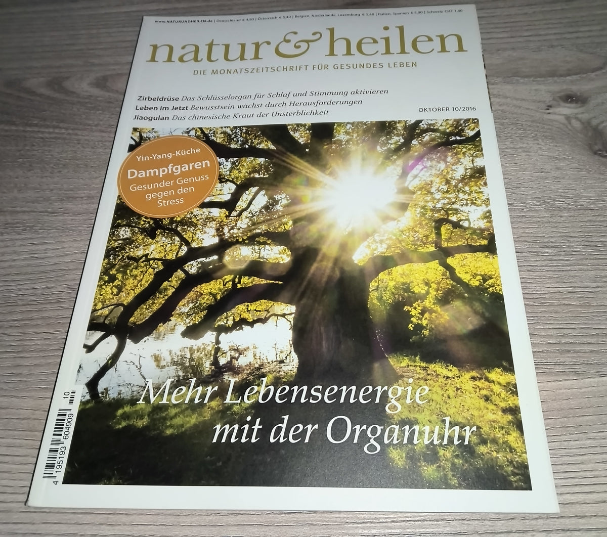 natur & heilen | Die Monatszeitschrift für gesundes Leben | Ausgabe  Oktober 2016 | Zeitschrift | Zustand gut