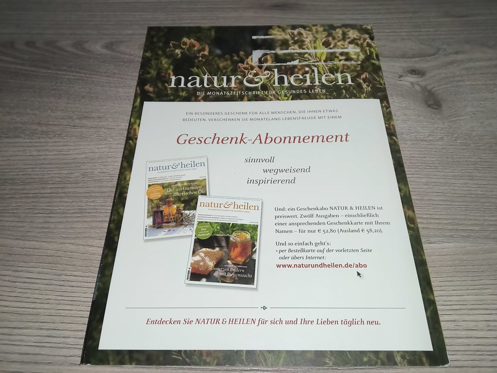 natur & heilen | Die Monatszeitschrift für gesundes Leben | Ausgabe  Oktober 2016 | Zeitschrift | Zustand gut