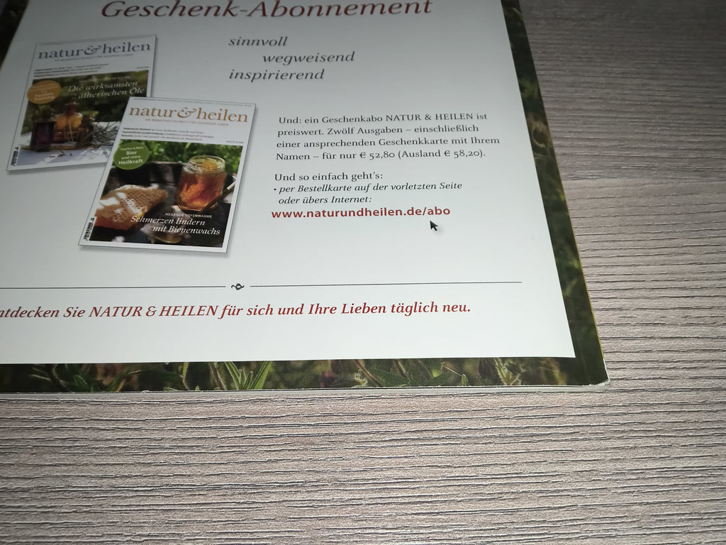 natur & heilen | Die Monatszeitschrift für gesundes Leben | Ausgabe  Oktober 2016 | Zeitschrift | Zustand gut