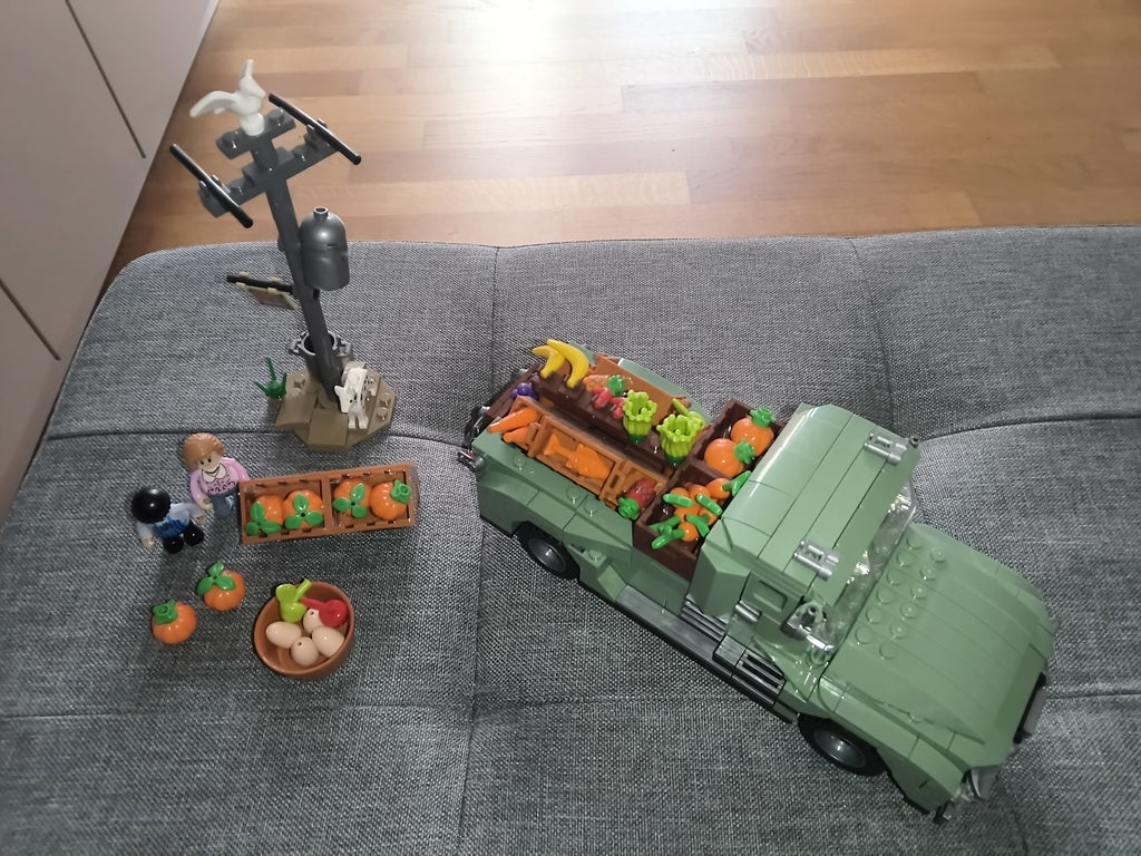 Klemmbausteinset | Ernte-Truck mit Markstand-Zubehör | Zustand sehr gut