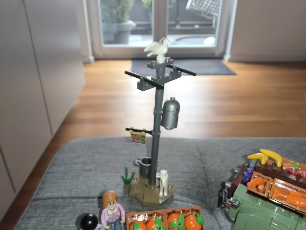 Klemmbausteinset | Ernte-Truck mit Markstand-Zubehör | Zustand sehr gut