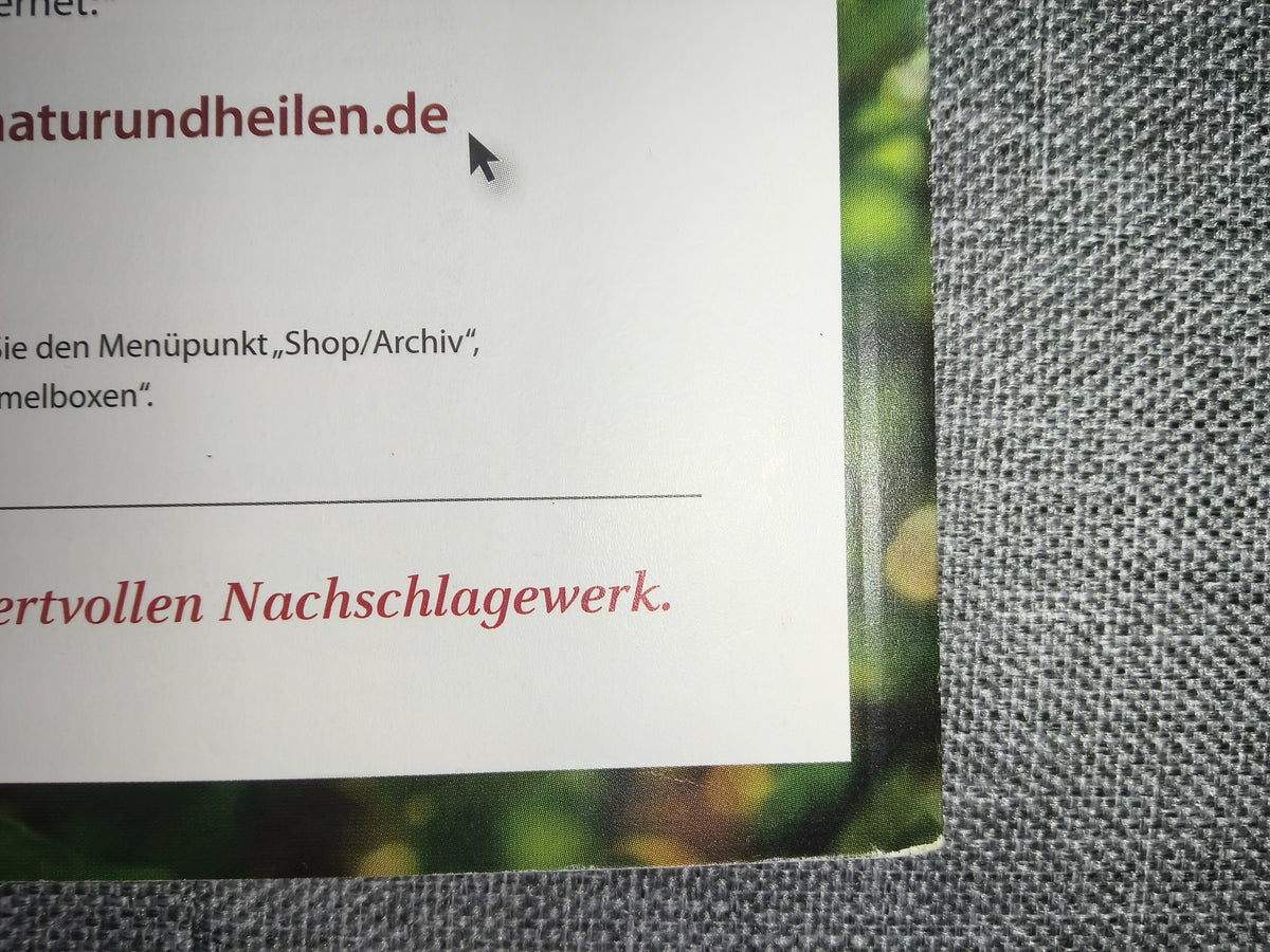natur & heilen | Die Monatszeitschrift für gesundes Leben | Ausgabe August 2014 | Zeitschrift | Zustand sehr gut