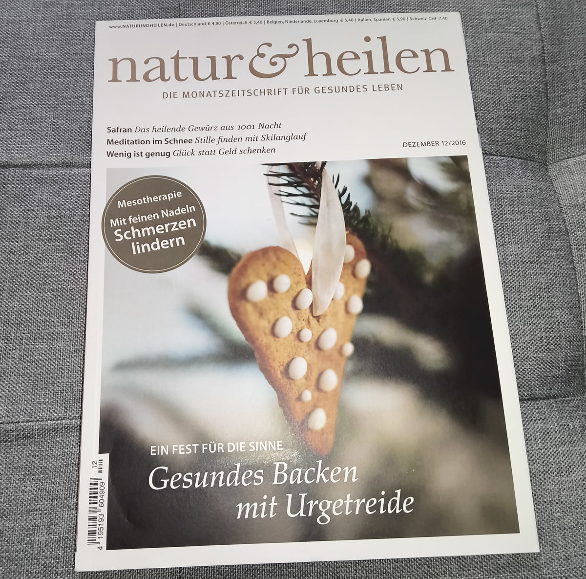 natur & heilen | Die Monatszeitschrift für gesundes Leben | Ausgabe Dezember 2016 | Zeitschrift | Zustand sehr gut