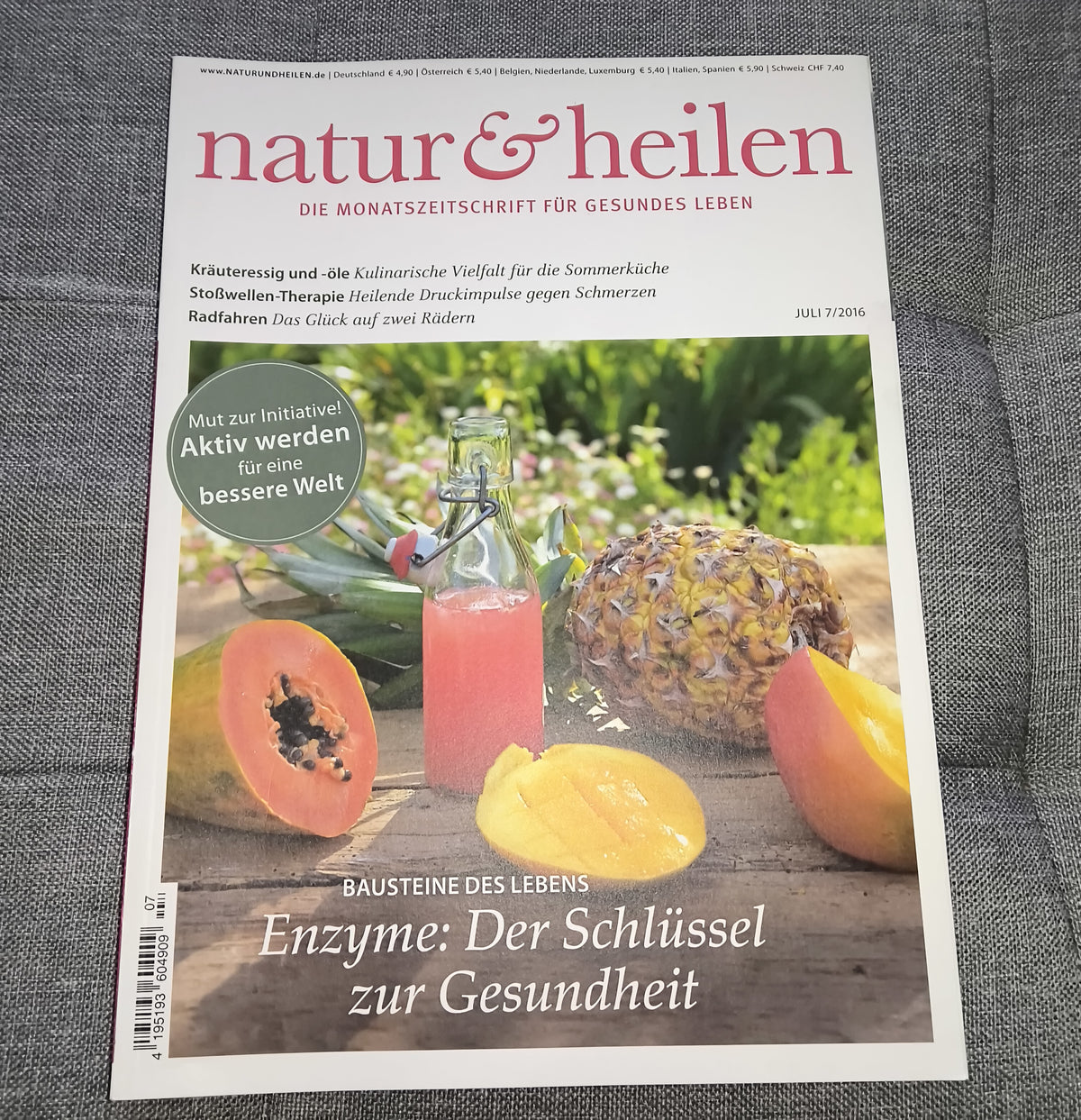 natur & heilen | Die Monatszeitschrift für gesundes Leben | Ausgabe Juli 2016 | Zeitschrift | Zustand gut