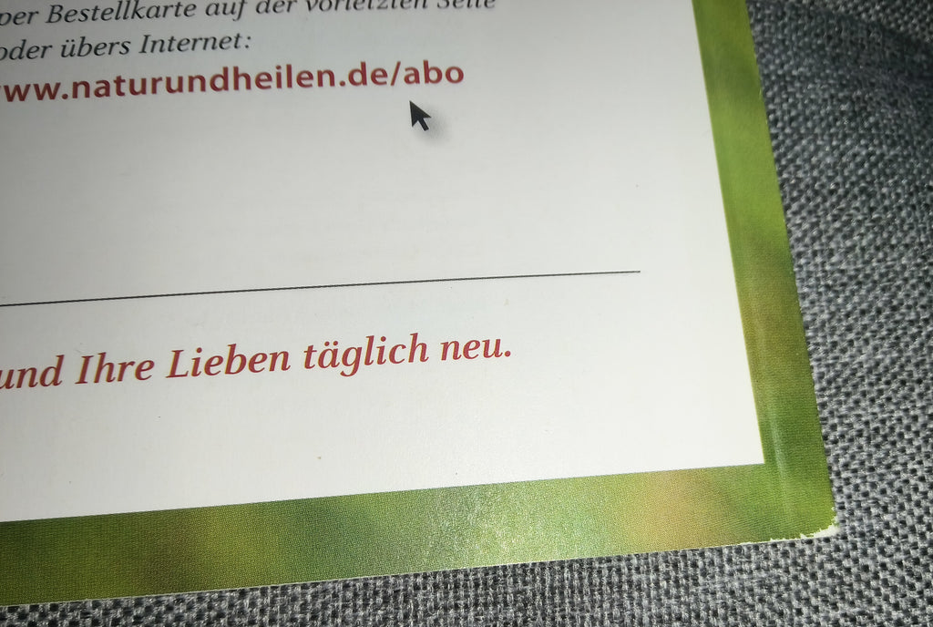 natur & heilen | Die Monatszeitschrift für gesundes Leben | Ausgabe August 2016 | Zeitschrift | Zustand sehr gut