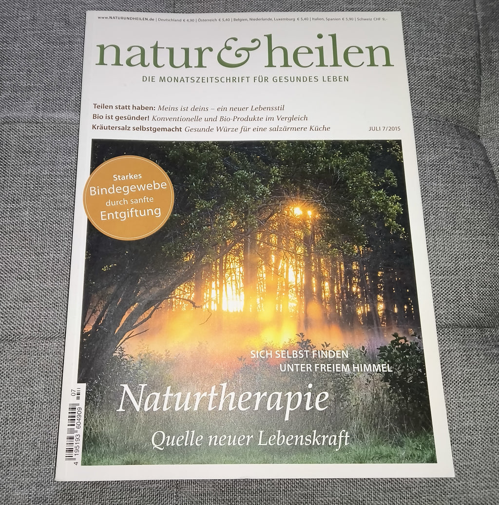 natur & heilen | Die Monatszeitschrift für gesundes Leben | Ausgabe Juli 2015 | Zeitschrift | Zustand gut