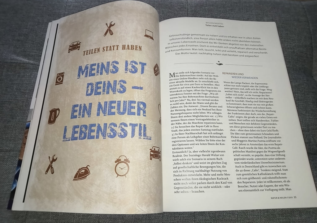 natur & heilen | Die Monatszeitschrift für gesundes Leben | Ausgabe Juli 2015 | Zeitschrift | Zustand gut